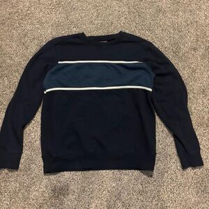 Goodfellow & Co Navy and White Crewneck Sweater